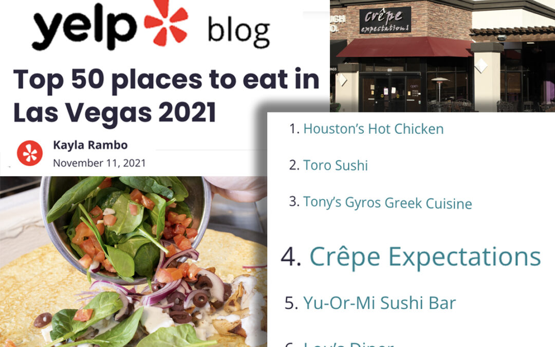 Yelp ranks Crepe Expectation near the top of the list